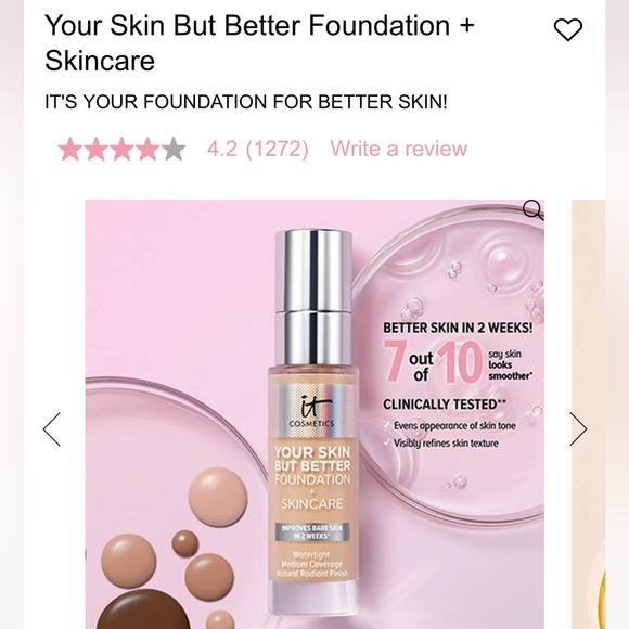 BRAND NEW ✨ IT COSMETICS Your Skin But Better Foundation - Tan Warm 43 - Picture 13 of 16